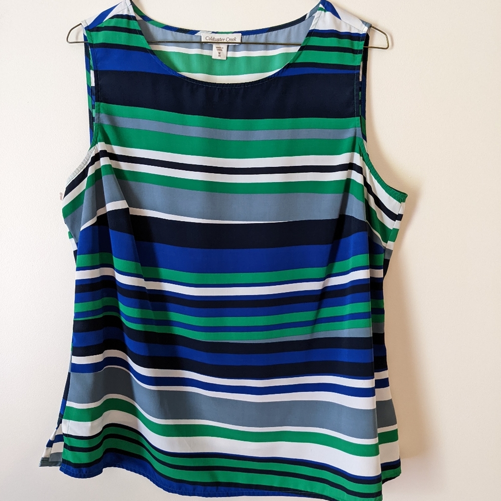 Coldwater Creek sleeveless blouse